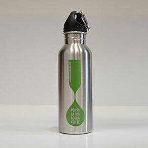 Borraccia acqua Mynox Verde in acciaio